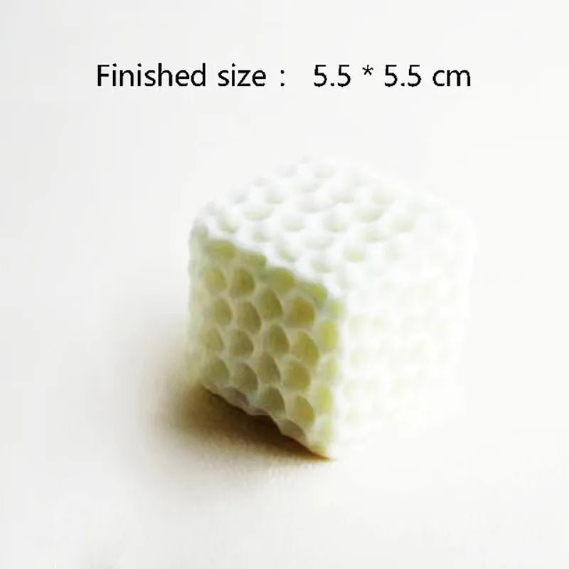 Cube Honeycomb Scented Candle Silicone Mold - Food