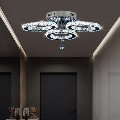 Modern Crystal Led Ceiling Light