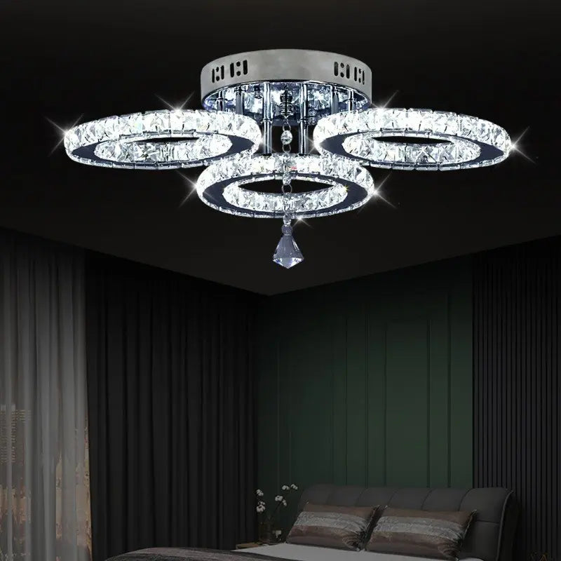 Modern Crystal Led Ceiling Light