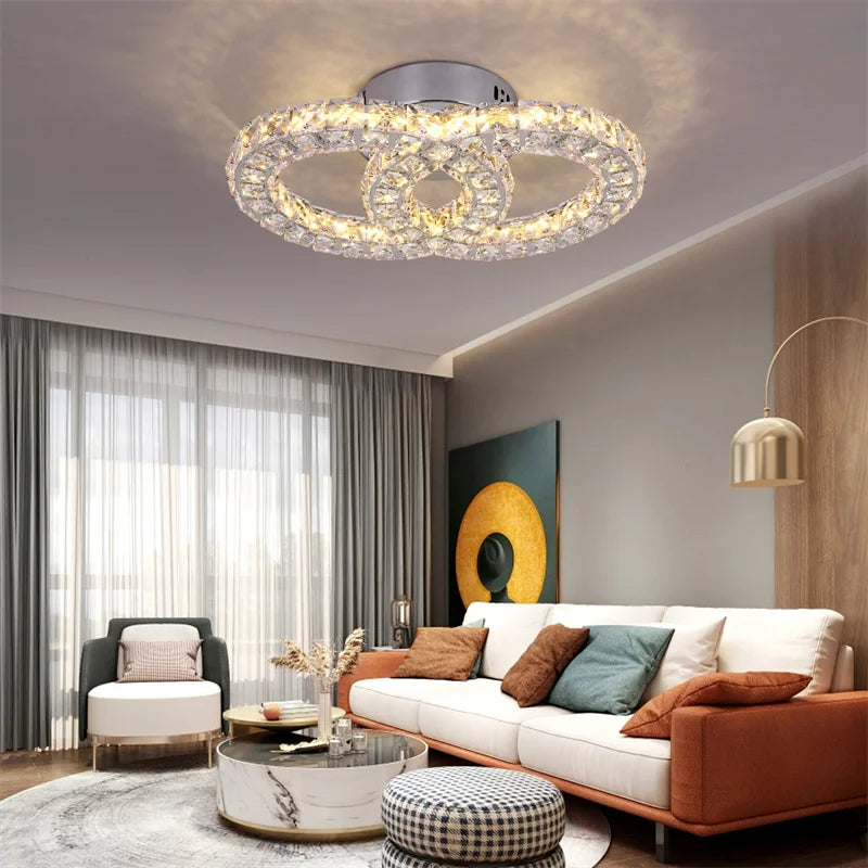 Modern Luxury Crystal Ceiling Lamp Chandelier