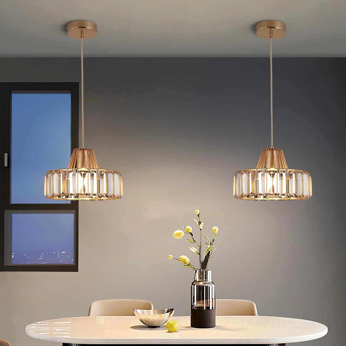 Modern Pendant Light K9 Crystal LED