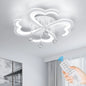 Modern LED Ceiling Light, 4-Head Flower