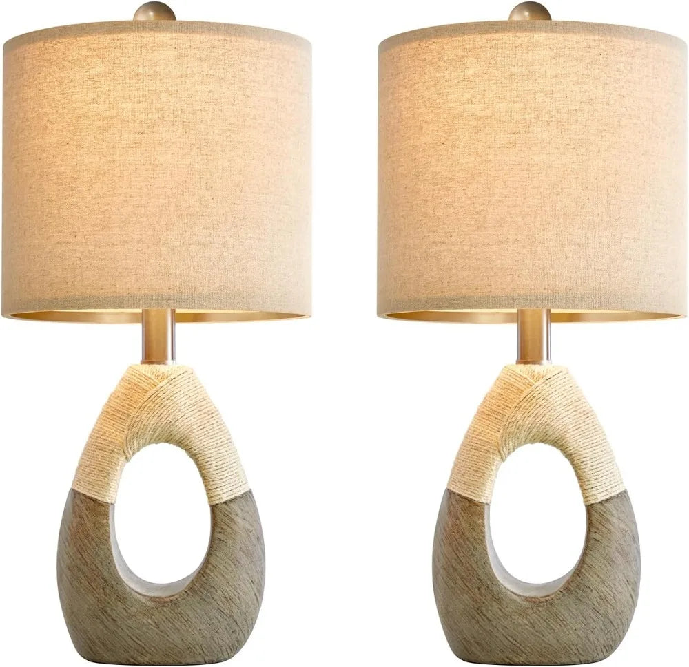 OYEARS Boho Table Lamps Bedroom Living Room