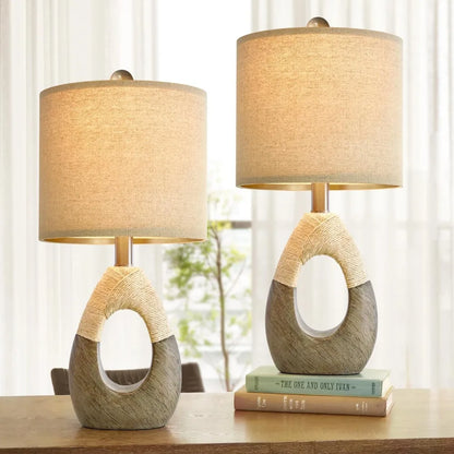 OYEARS Boho Table Lamps Bedroom Living Room