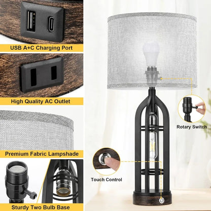 Table Lamp for Living Room - Lamps Set