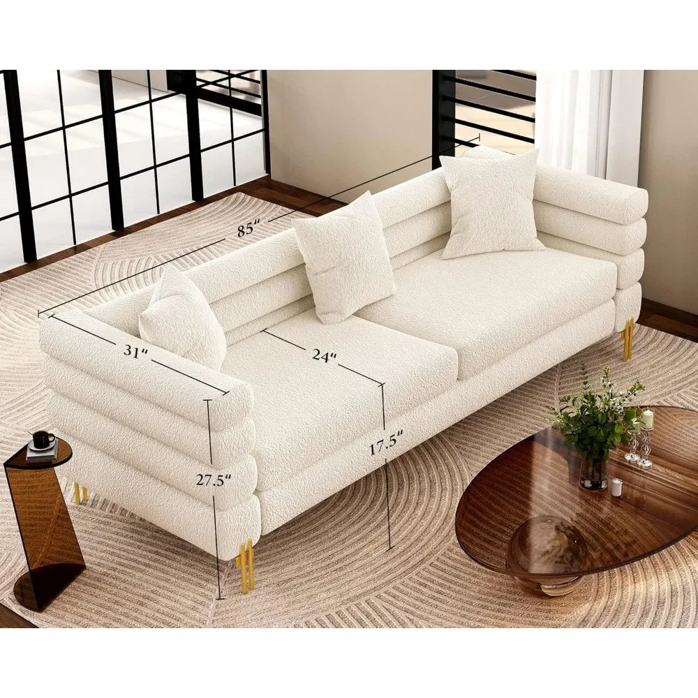 Sofa, 2 Piece Set 85 inch Oversized