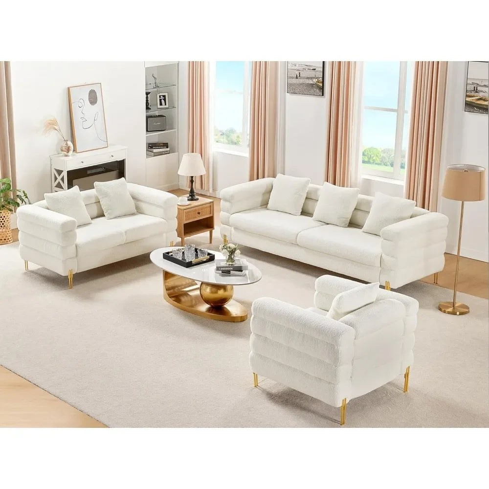 Sofa, 2 Piece Set 85 inch Oversized