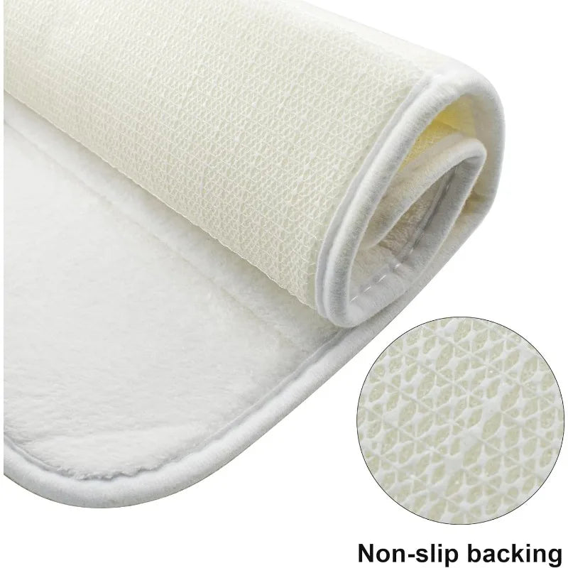 Small Bath Mat Bath Rugs Anti-Slip Memory