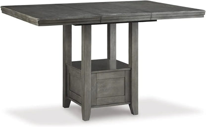 Farmhouse Style Dining Table, 36" Counter Height Dinner Extension Tables for 4-6 Person. Rustic Kitchen and Dining Table