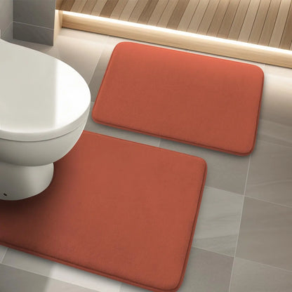 Bathroom Rug Sets 5 Piece, Memory Foam