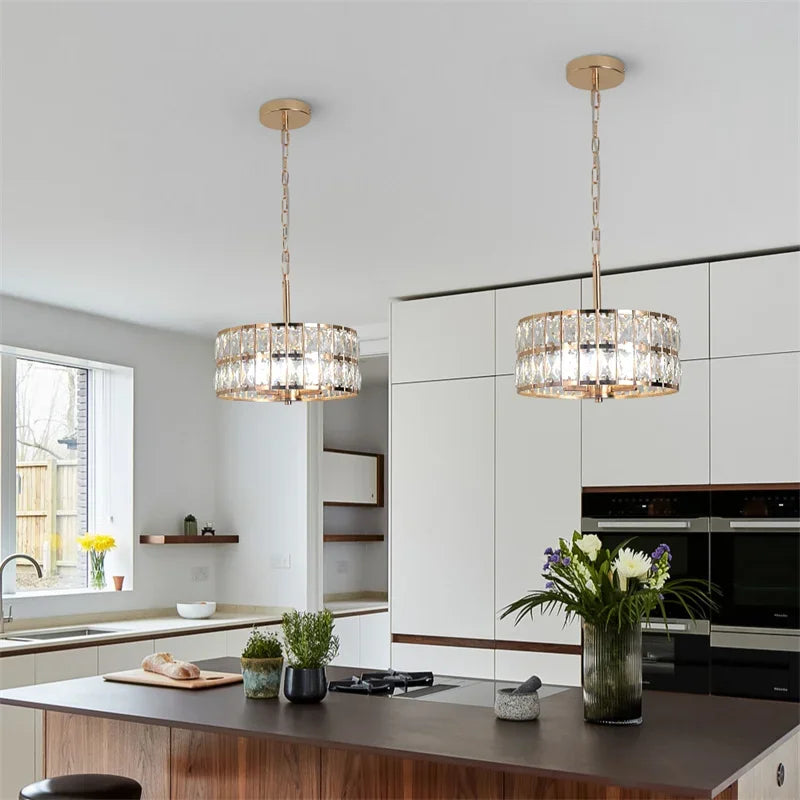 Modern Pendant Light K9 Crystal LED