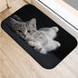 2pcs40*60cm Cute Cat Non-slip bath Mat