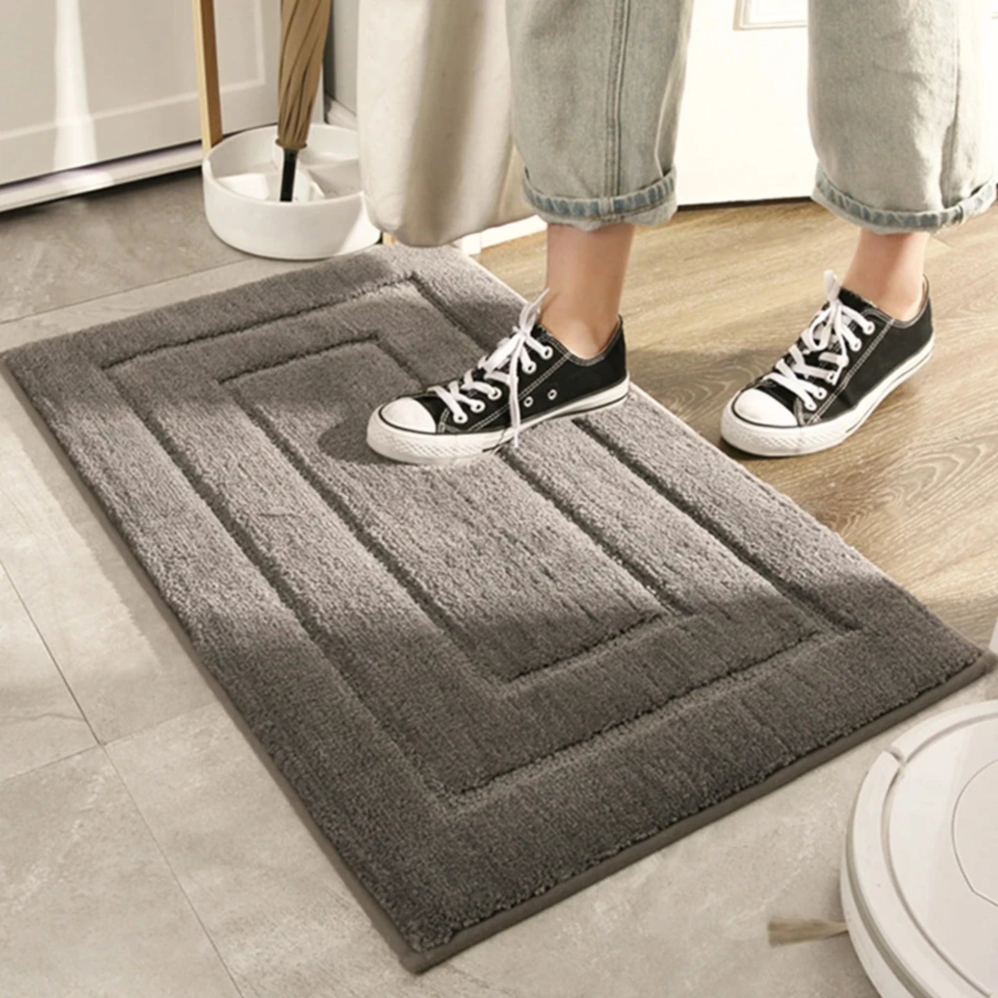 40X60cm Super Absorbent Bath Rug Quick Drying