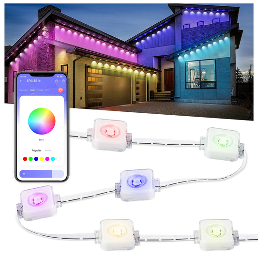 Permanent Outdoor Lights, Smart RGB Northern Lights