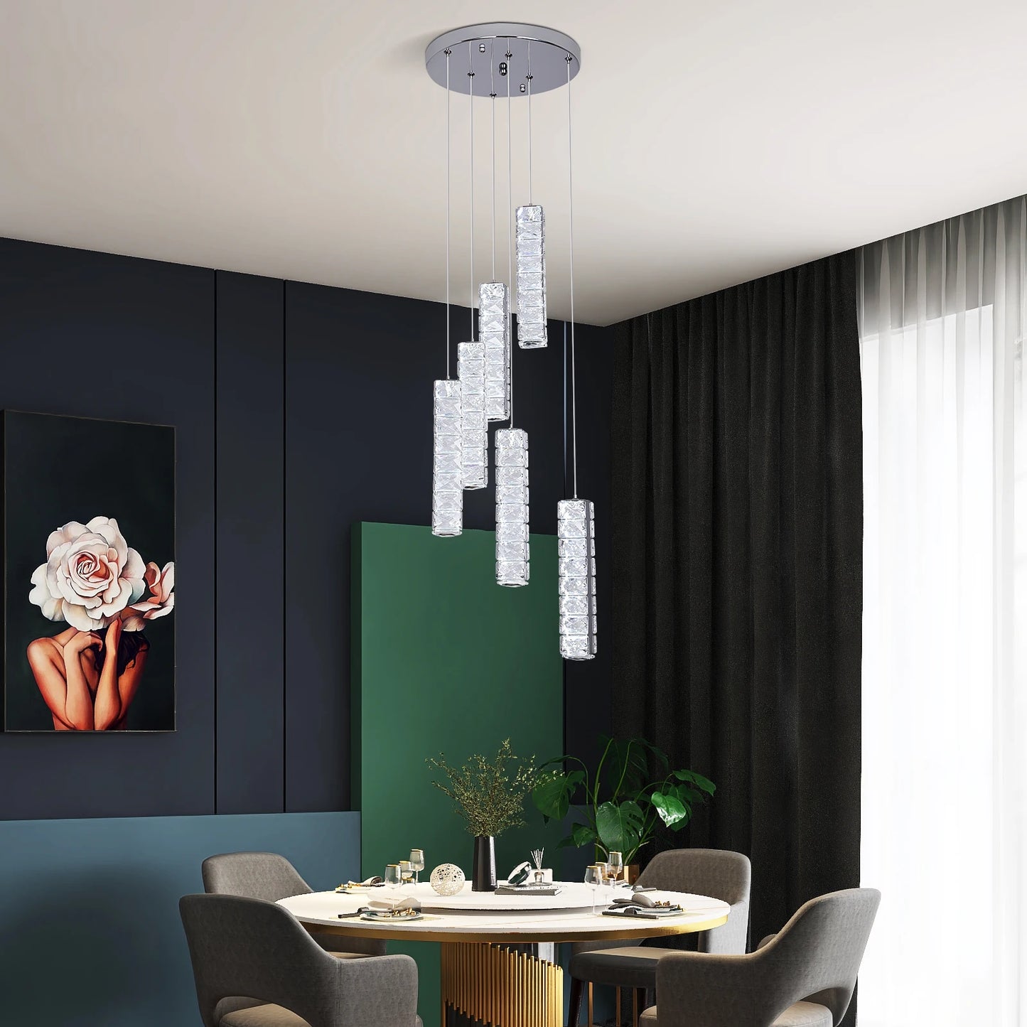 Modern Pandent Light Led Smart Ceiling Lamp