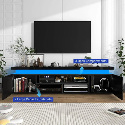 LED TV Stand for 85" TV, Modern