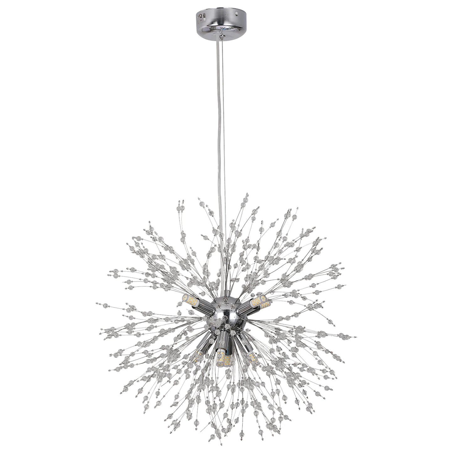 Luxury Led Dandelion Chandelier Snowflake Ceiling Lamp