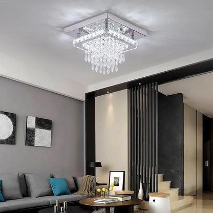 Crystal Flush Mount Ceiling Light Fixtures