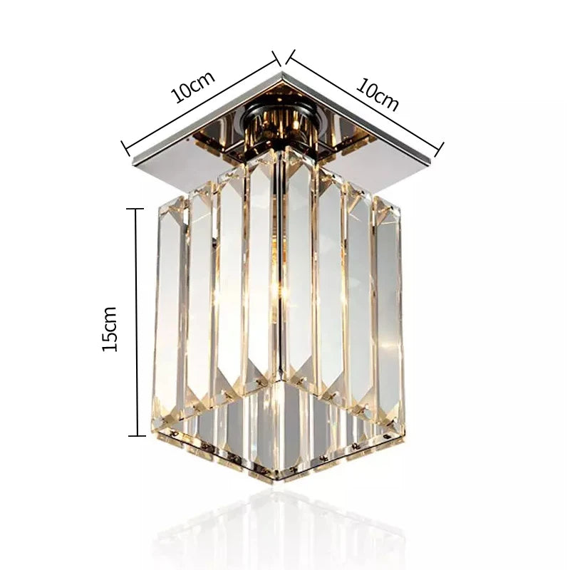 Mininalist Led K9 Crystal Ceiling Lamp Simple